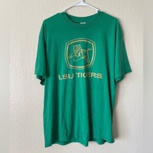 LSU Tigers Vintage College Football x John Deere Graphic T-shirt